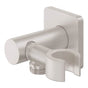 California Faucets - Supply Elbow with Swivel Handshower Holder - Quad Base - Gloss White
