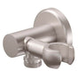 California Faucets - Decorative Supply Elbow with Swivel Handshower Holder - Round Base - Gloss White