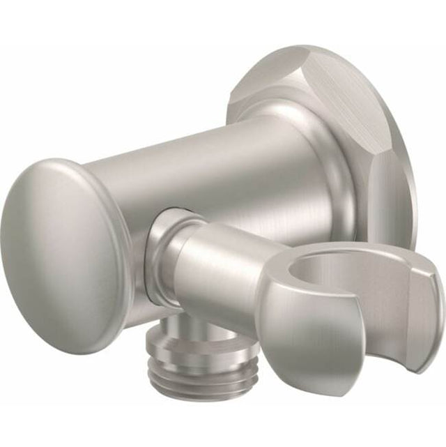 California Faucets - Decorative Supply Elbow with Swivel Handshower Holder - Hex Base - Gloss White