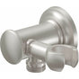 California Faucets - Decorative Supply Elbow with Swivel Handshower Holder - Concave Base - Gloss White