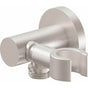California Faucets - Decorative Supply Elbow with Swivel Handshower Holder - Round Base - Gloss White