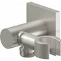 California Faucets - Decorative Supply Elbow with Swivel Handshower Holder - Square Base - Gloss White