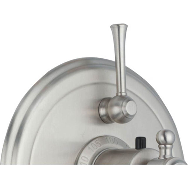 California Faucets - Traditional StyleTherm Optional ADA Compliant Volume Control Lever - Gloss White