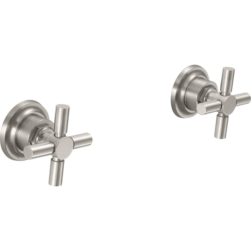 California Faucets - 2 Handle Tub or Shower Trim Only - Gloss White