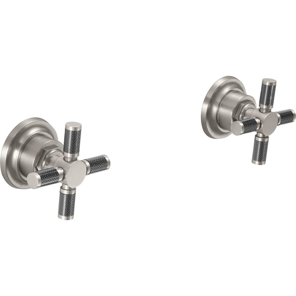 California Faucets - 2 Handle Tub or Shower Trim Only - Gloss White