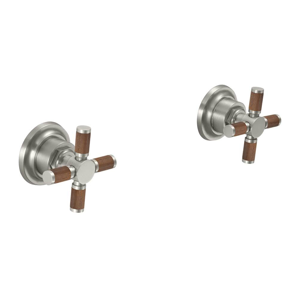California Faucets - 2 Handle Tub and Shower Trim Only - Gloss White