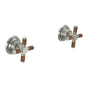 California Faucets - 2 Handle Tub and Shower Trim Only - Gloss White