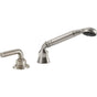 California Faucets - Complete Handshower & Diverter for Roman Tub - Gloss White