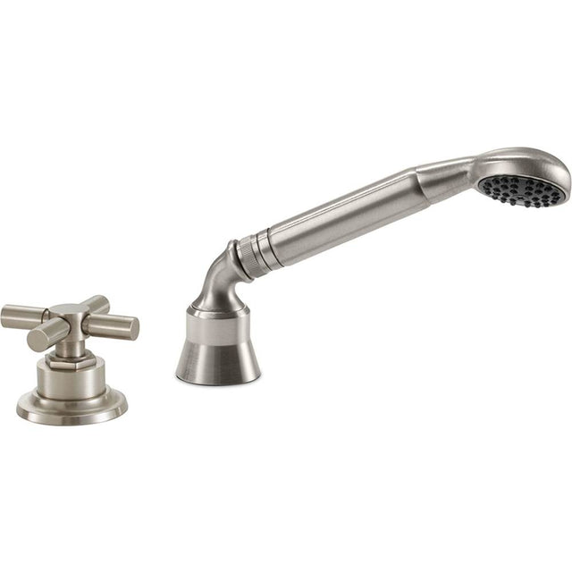 California Faucets - Complete Handshower & Diverter for Roman Tub - Gloss White
