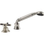 California Faucets - Complete Handshower & Diverter for Roman Tub - Gloss White