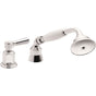 California Faucets - Complete Handshower & Diverter for Roman Tub - Gloss White