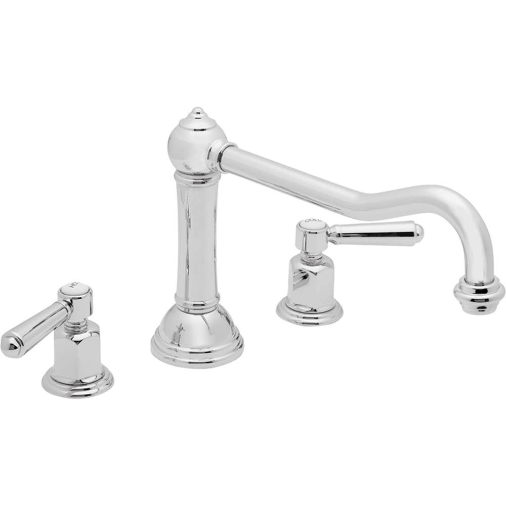 California Faucets - Complete Roman Tub Set - Gloss White