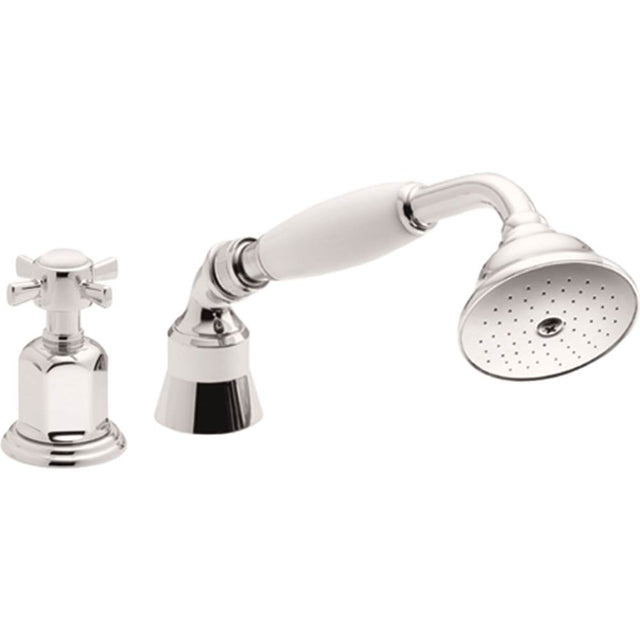 California Faucets - Complete Handshower & Diverter for Roman Tub - Gloss White