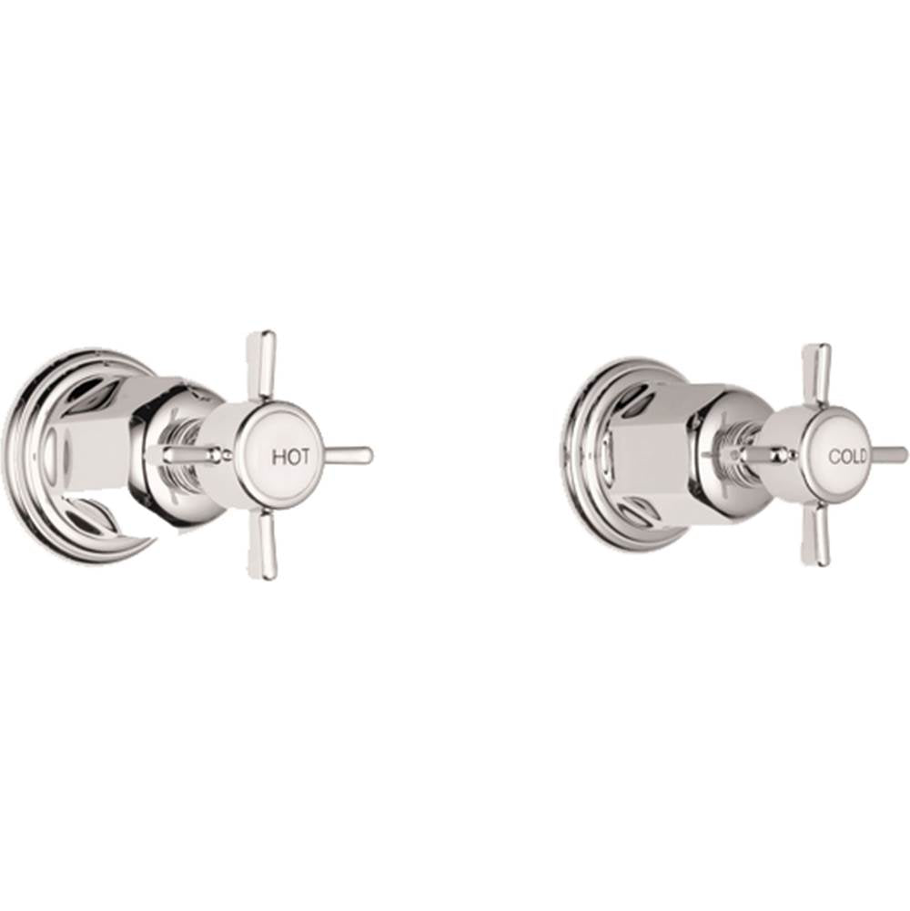 California Faucets - 2 Handle Tub or Shower Trim Only - Gloss White