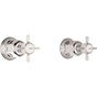 California Faucets - 2 Handle Tub or Shower Trim Only - Gloss White