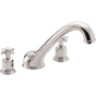California Faucets - Complete Roman Tub Set - Gloss White