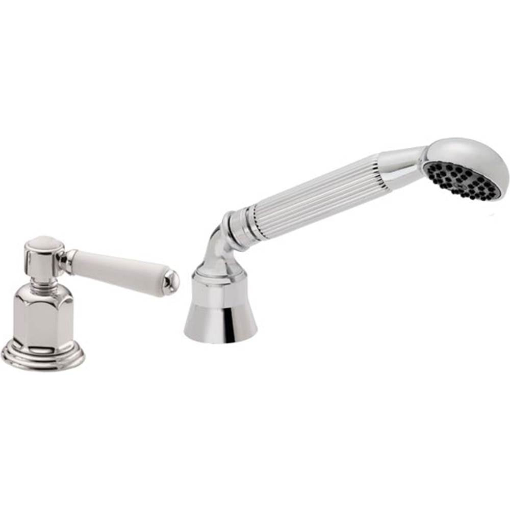 California Faucets - Complete Handshower & Diverter for Roman Tub - Gloss White