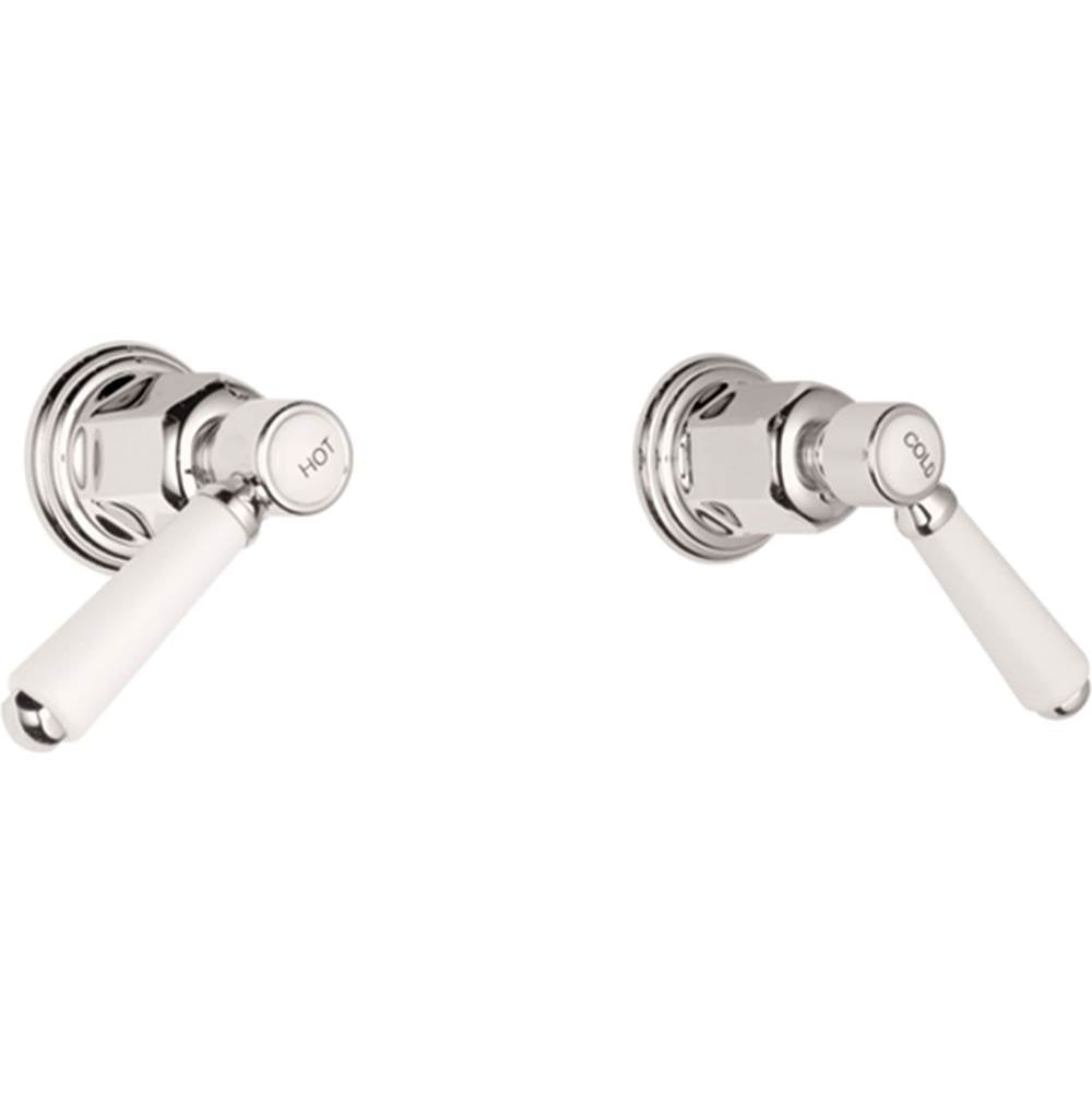 California Faucets - 2 Handle Tub or Shower Trim Only - Gloss White