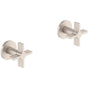 California Faucets - 3 Handle Tub or Shower Trim Only - Gloss White