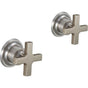 California Faucets - 2 Handle Tub or Shower Trim Only - Gloss White