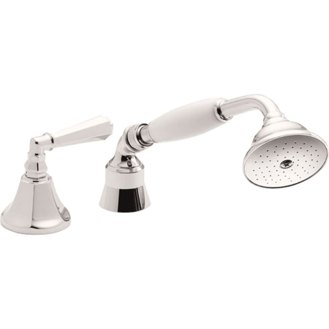 California Faucets - Complete Handshower & Diverter for Roman Tub - Gloss White