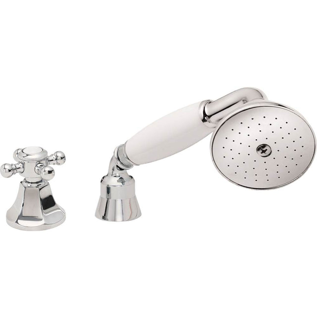 California Faucets - Complete Handshower & Diverter for Roman Tub - Gloss White