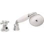 California Faucets - Complete Handshower & Diverter for Roman Tub - Gloss White