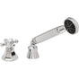 California Faucets - Complete Handshower & Diverter for Roman Tub - Gloss White