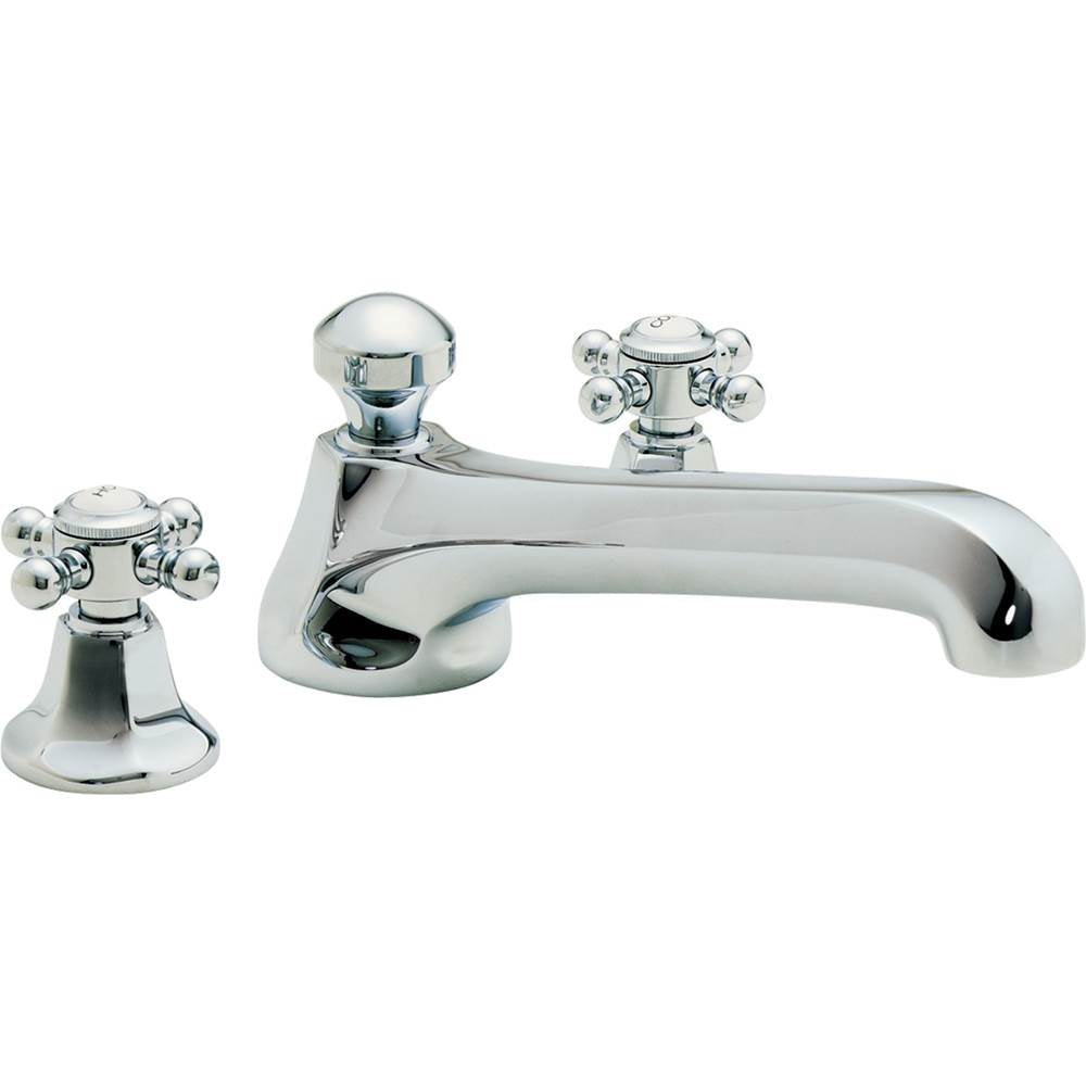California Faucets - Complete Roman Tub Set - Gloss White