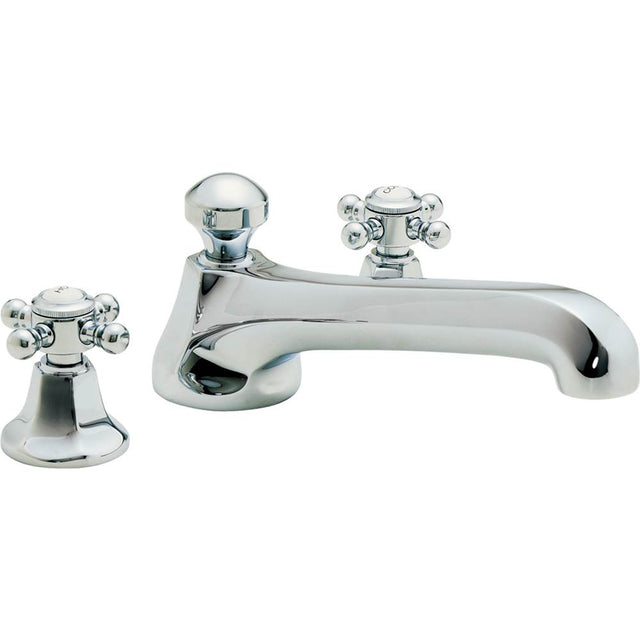 California Faucets - Complete Roman Tub Set - Gloss White