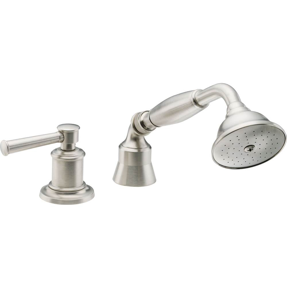 California Faucets - Complete Handshower & Diverter for Roman Tub - Gloss White