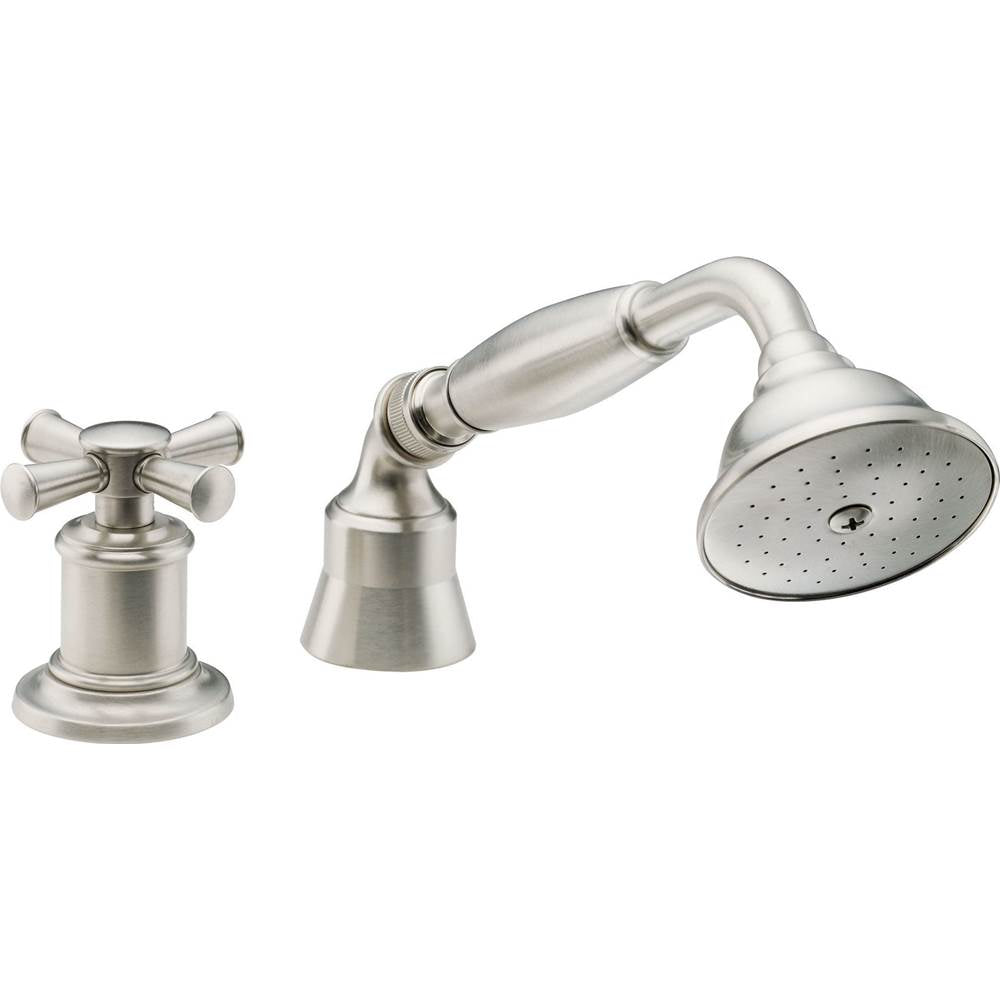 California Faucets - Complete Handshower & Diverter for Roman Tub - Gloss White