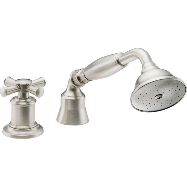 California Faucets - Complete Handshower & Diverter for Roman Tub - Gloss White