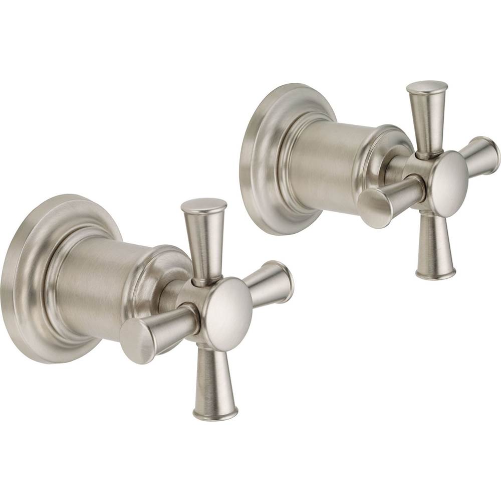 California Faucets - 2 Handle Tub or Shower Trim Only - Gloss White