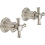 California Faucets - 2 Handle Tub or Shower Trim Only - Gloss White