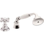 California Faucets - Complete Handshower & Diverter for Roman Tub - Polished Nickel Pvd