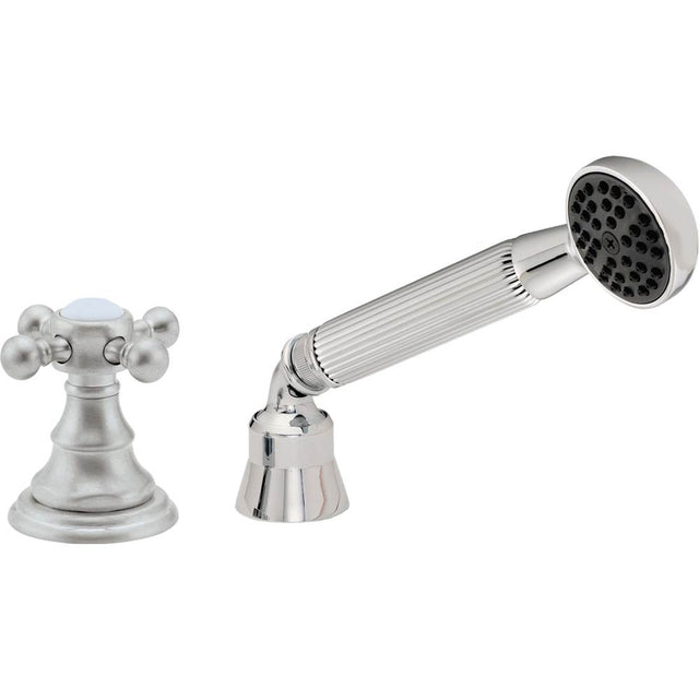 California Faucets - Complete Handshower & Diverter for Roman Tub - Gloss White