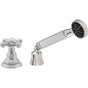 California Faucets - Complete Handshower & Diverter for Roman Tub - Gloss White