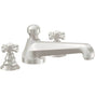 California Faucets - Complete Roman Tub Set - Gloss White