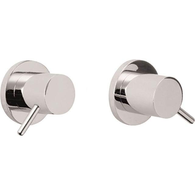 California Faucets - 2 Handle Tub or Shower Trim Only - Gloss White