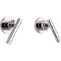 California Faucets - 2 Handle Tub or Shower Trim Only - Gloss White