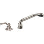 California Faucets - Complete Handshower & Diverter for Roman Tub - Gloss White