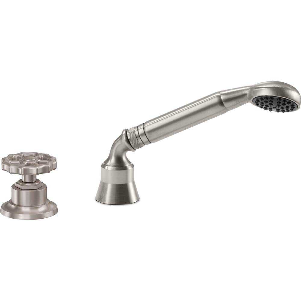 California Faucets - Complete Handshower & Diverter for Roman Tub - Gloss White