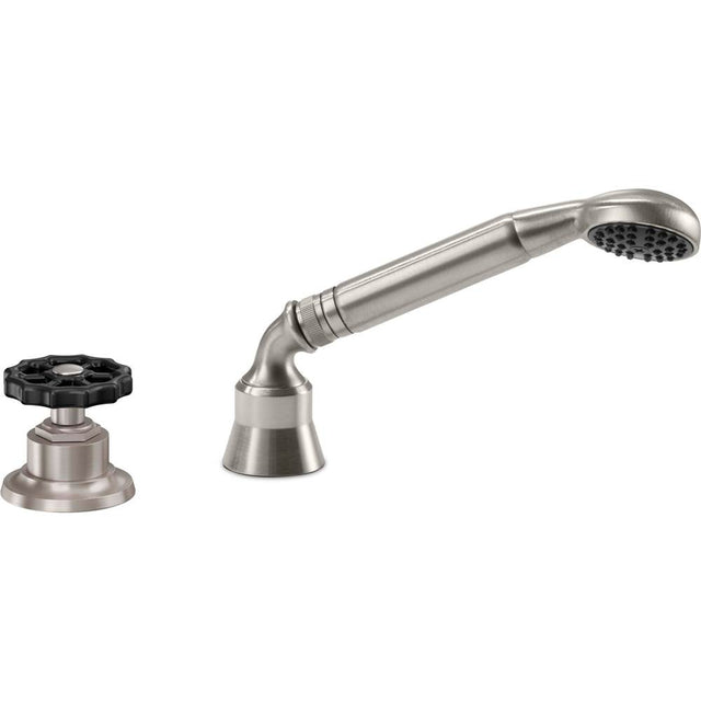 California Faucets - Complete Handshower & Diverter for Roman Tub - Matte Black