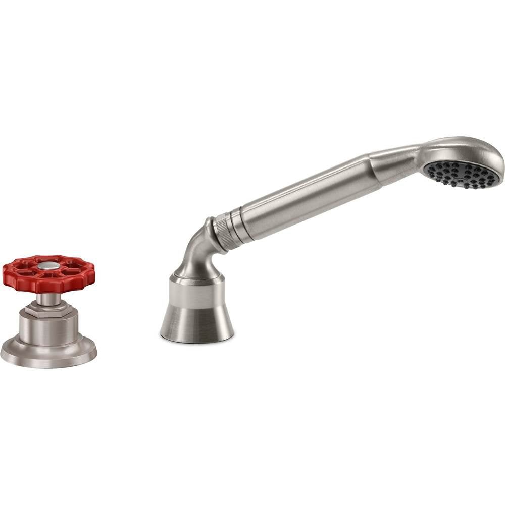 California Faucets - Complete Handshower & Diverter for Roman Tub - Gloss White