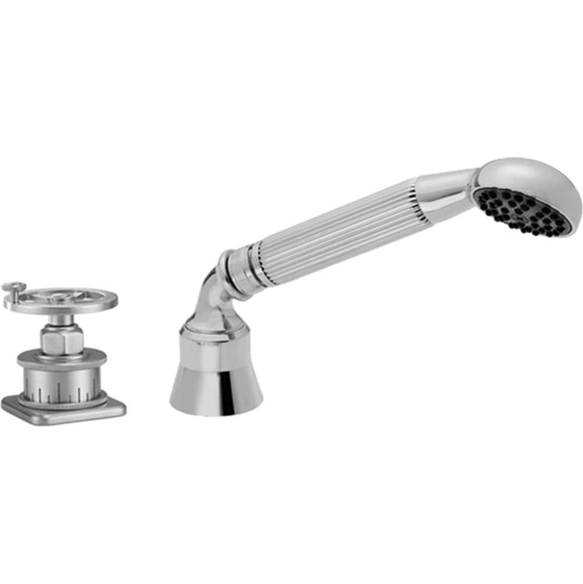 California Faucets - Complete Handshower & Diverter for Roman Tub - Gloss White