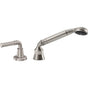 California Faucets - Complete Handshower & Diverter for Roman Tub - Gloss White