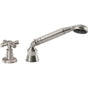 California Faucets - Complete Handshower & Diverter for Roman Tub - Gloss White