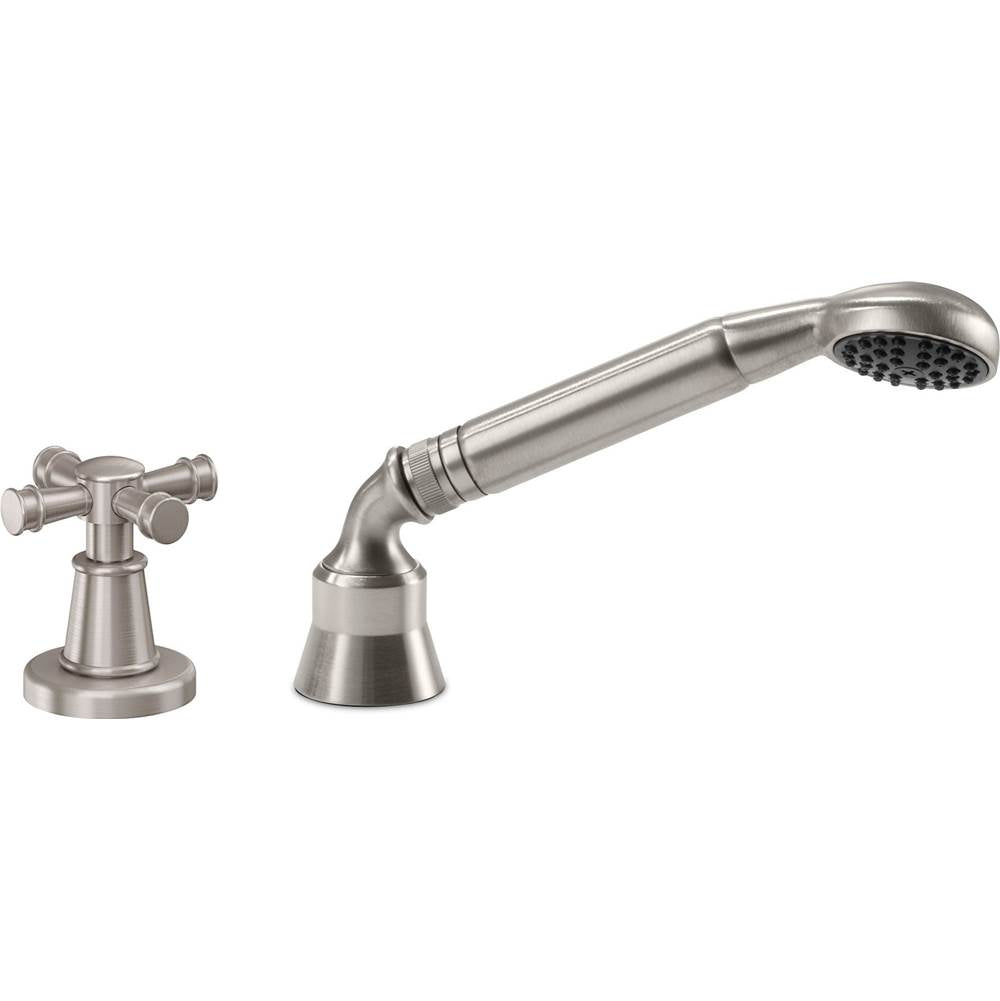 California Faucets - Complete Handshower & Diverter for Roman Tub - Gloss White