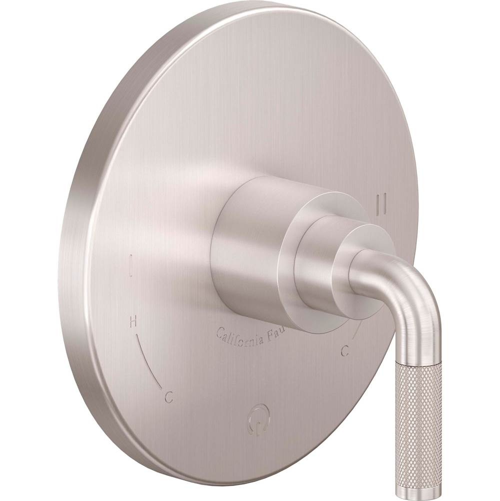 California Faucets - Dual Pressure Balance Trim Only - Gloss White